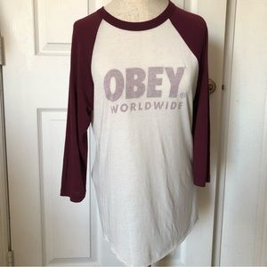 Obey Baseball Jersey Tee